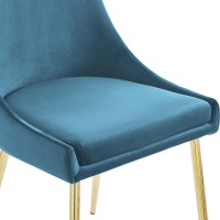 Viscount Performance Velvet Dining Chairs Set of 2