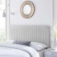 Milenna Channel Tufted Performance Velvet Twin Headboard