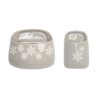 Stoneware Wall Pocket Set of 2