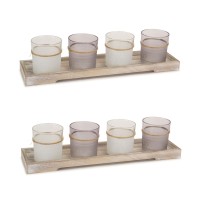 Candle Garden W Tray Set Of