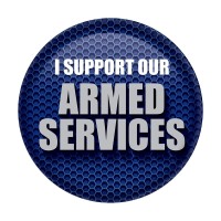 I Support Our Armed Services Button