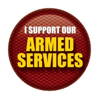 I Support Our Armed Services Button