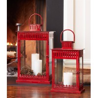 Metal Lantern Set Of 2