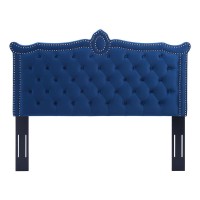 Louisa Tufted Performance Velvet Full/Queen Headboard