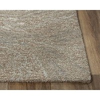 Peace 89 x 119 Abstract BrownBrown HandTufted Area Rug