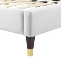 Gwyneth Tufted Performance Velvet King Platform Bed