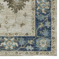 IndoorOutdoor Marbella MB6 Flax Washable 23 x 76 Runner Rug