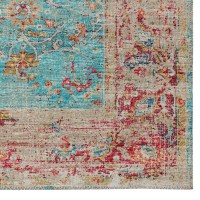 IndoorOutdoor Marbella MB2 Mediterranean Washable 23 x 76 Runner Rug