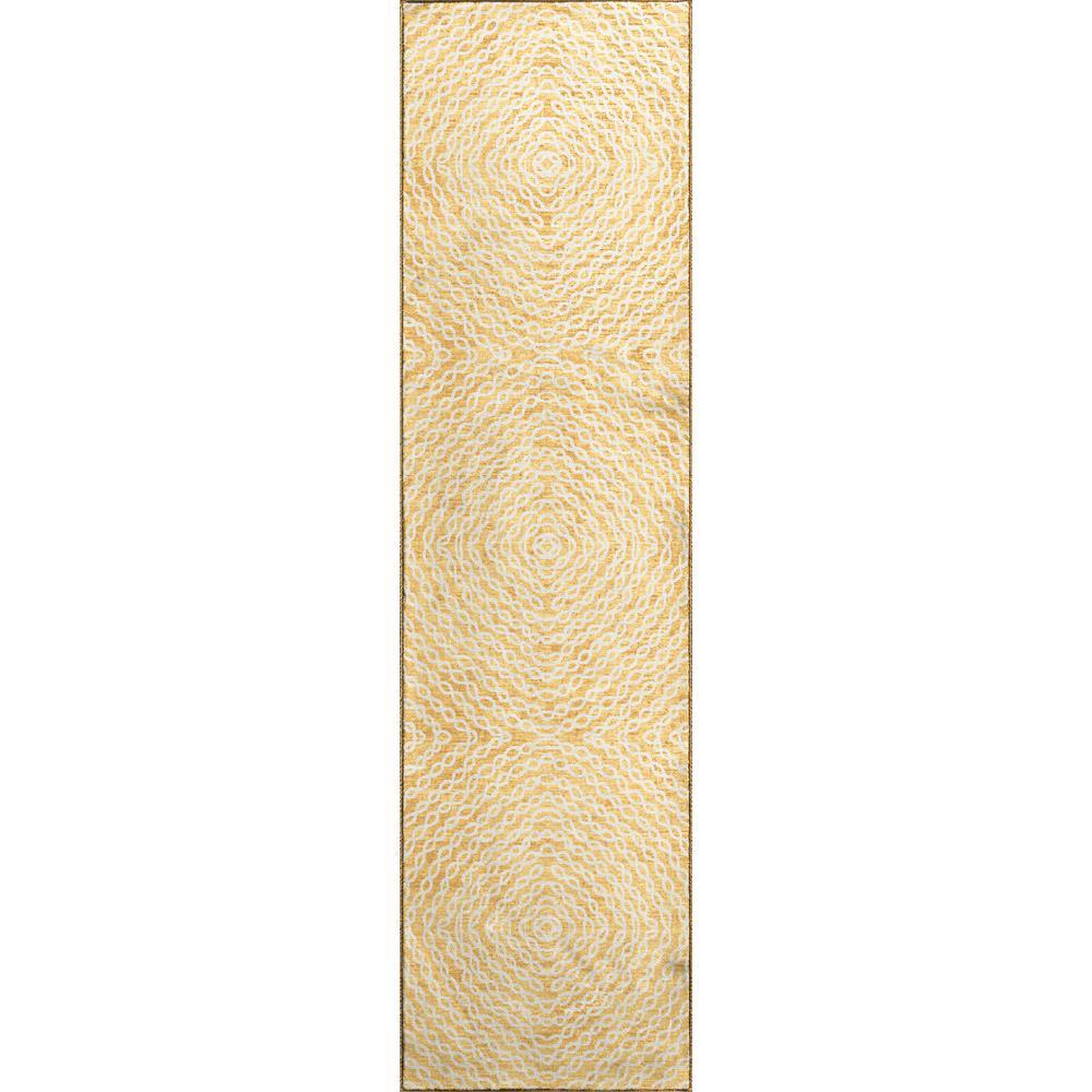 Brisbane BR3 Gold 23 x 76 Runner Rug