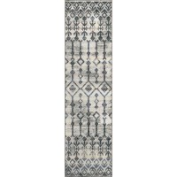 Brisbane BR8 Silver 23 x 76 Runner Rug