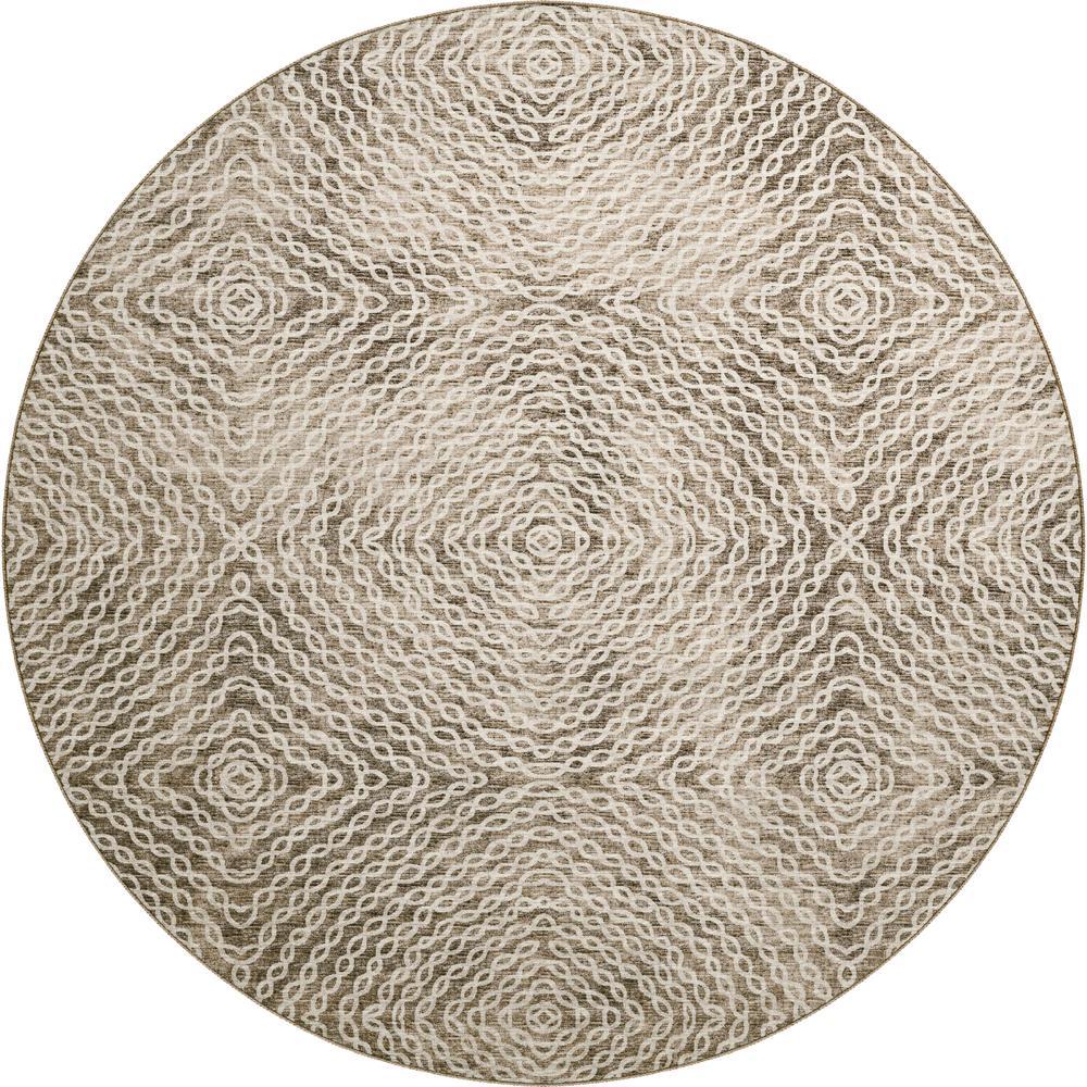 Brisbane BR3 Mink 8 x 8 Round Rug