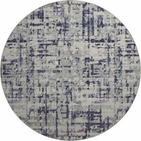 Brisbane BR5 Eggplant 8 x 8 Round Rug