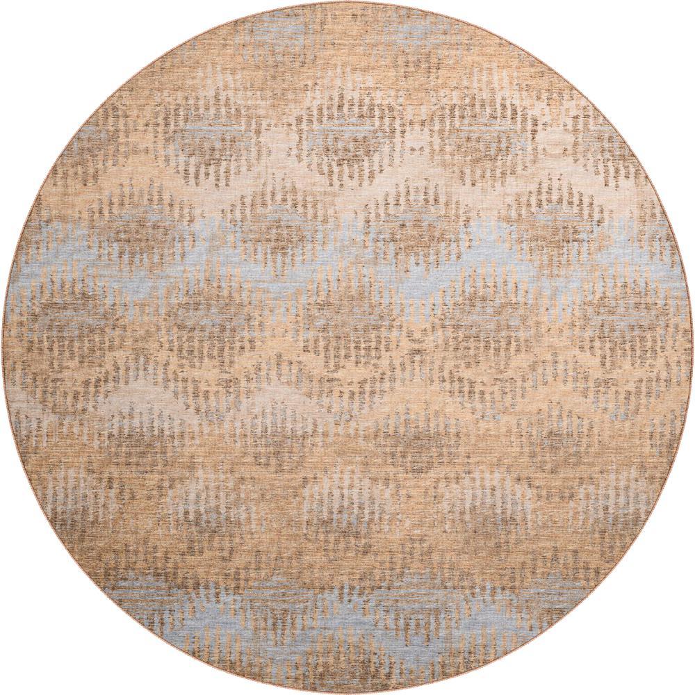 Brisbane BR9 Sandstone 8 x 8 Round Rug