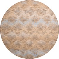 Brisbane BR9 Sandstone 8 x 8 Round Rug