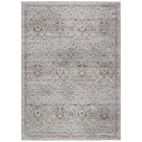 IndoorOutdoor Marbella MB4 Silver Washable 3 x 5 Rug