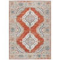 IndoorOutdoor Marbella MB1 Spice Washable 3 x 5 Rug