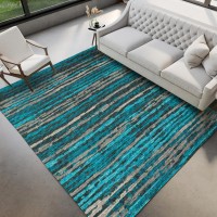 Brisbane BR4 Teal 5 x 76 Rug