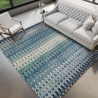 Brisbane BR1 Indigo 8 x 10 Rug