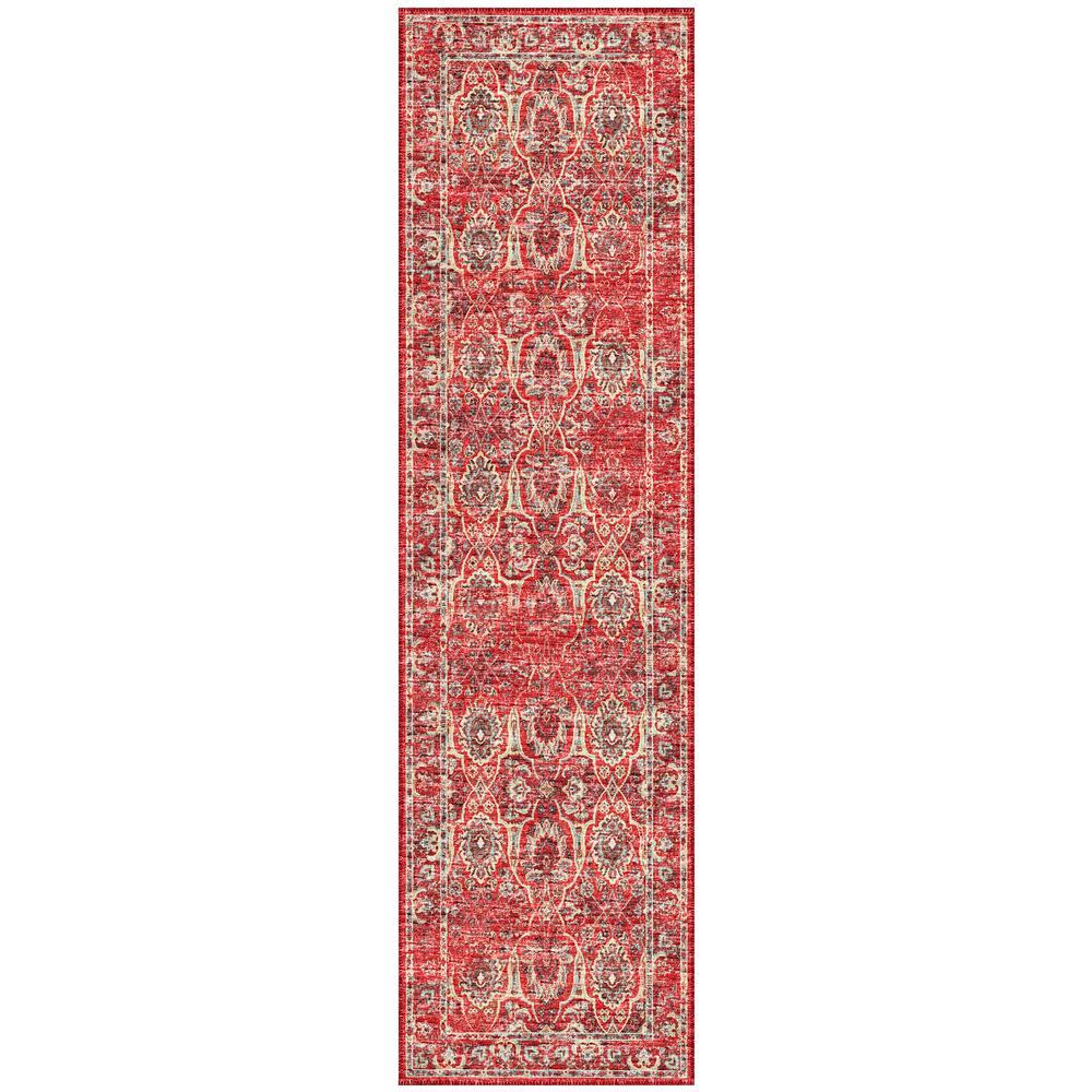 IndoorOutdoor Marbella MB5 Poppy Washable 23 x 76 Runner Rug