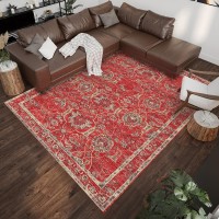 IndoorOutdoor Marbella MB5 Poppy Washable 8 x 10 Rug