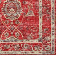 IndoorOutdoor Marbella MB5 Poppy Washable 8 x 10 Rug