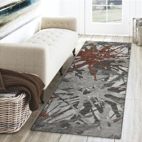 Brisbane BR6 Scarlet 23 x 76 Runner Rug