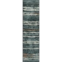 Brisbane BR4 Midnight 23 x 76 Runner Rug