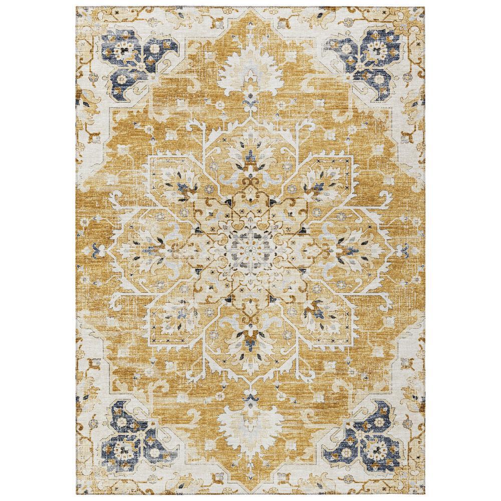 IndoorOutdoor Marbella MB3 Gold Washable 5 x 76 Rug