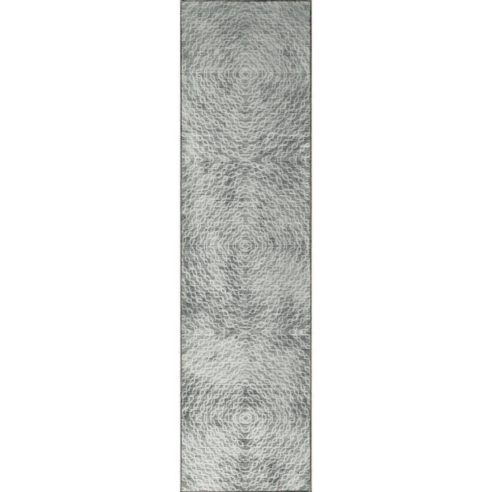 Brisbane BR3 Metal 23 x 76 Runner Rug