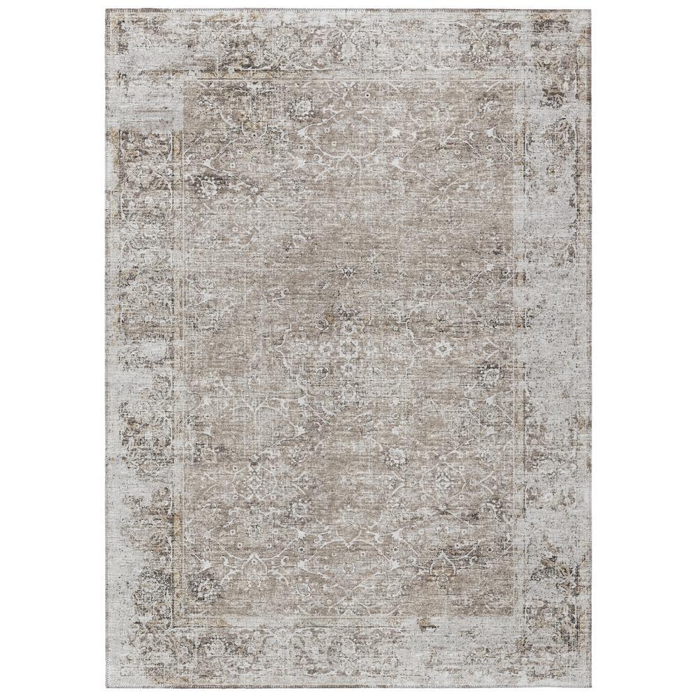 IndoorOutdoor Marbella MB2 Taupe Washable 3 x 5 Rug