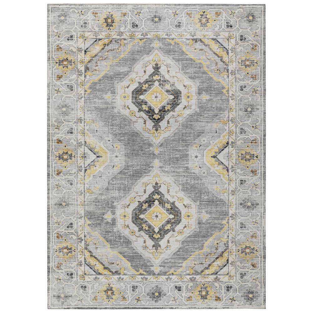 IndoorOutdoor Marbella MB1 Grey Washable 5 x 76 Rug