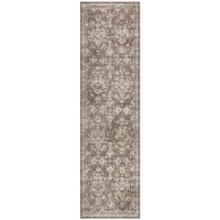 IndoorOutdoor Marbella MB4 Mocha Washable 23 x 76 Runner Rug