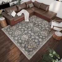 IndoorOutdoor Marbella MB4 Charcoal Washable 5 x 76 Rug