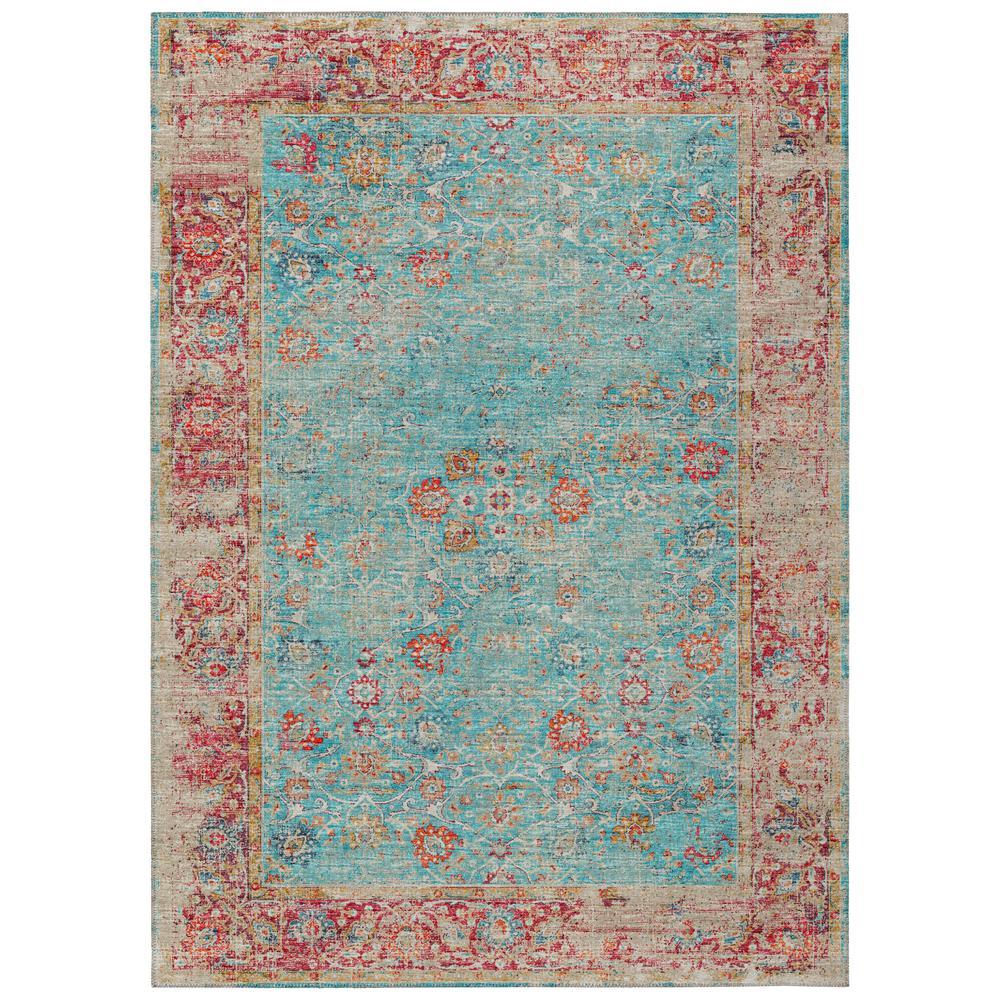 IndoorOutdoor Marbella MB2 Mediterranean Washable 5 x 76 Rug