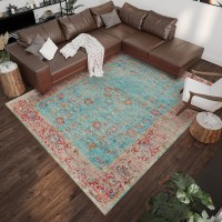 IndoorOutdoor Marbella MB2 Mediterranean Washable 5 x 76 Rug