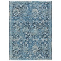 IndoorOutdoor Marbella MB4 Navy Washable 3 x 5 Rug