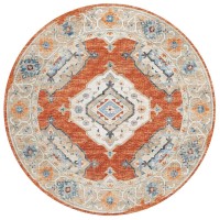 IndoorOutdoor Marbella MB1 Spice Washable 8 x 8 Round Rug