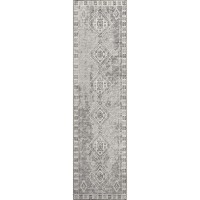 Brisbane BR2 Silver 23 x 76 Runner Rug