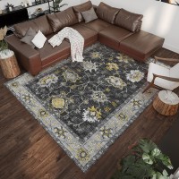 IndoorOutdoor Marbella MB6 Midnight Washable 3 x 5 Rug