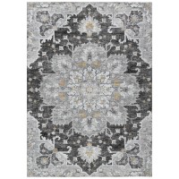 IndoorOutdoor Marbella MB3 Midnight Washable 5 x 76 Rug