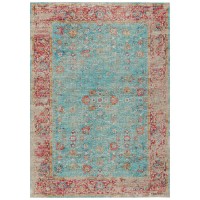 IndoorOutdoor Marbella MB2 Mediterranean Washable 3 x 5 Rug