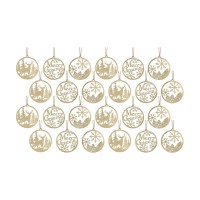 Iron Ornament Set of 24