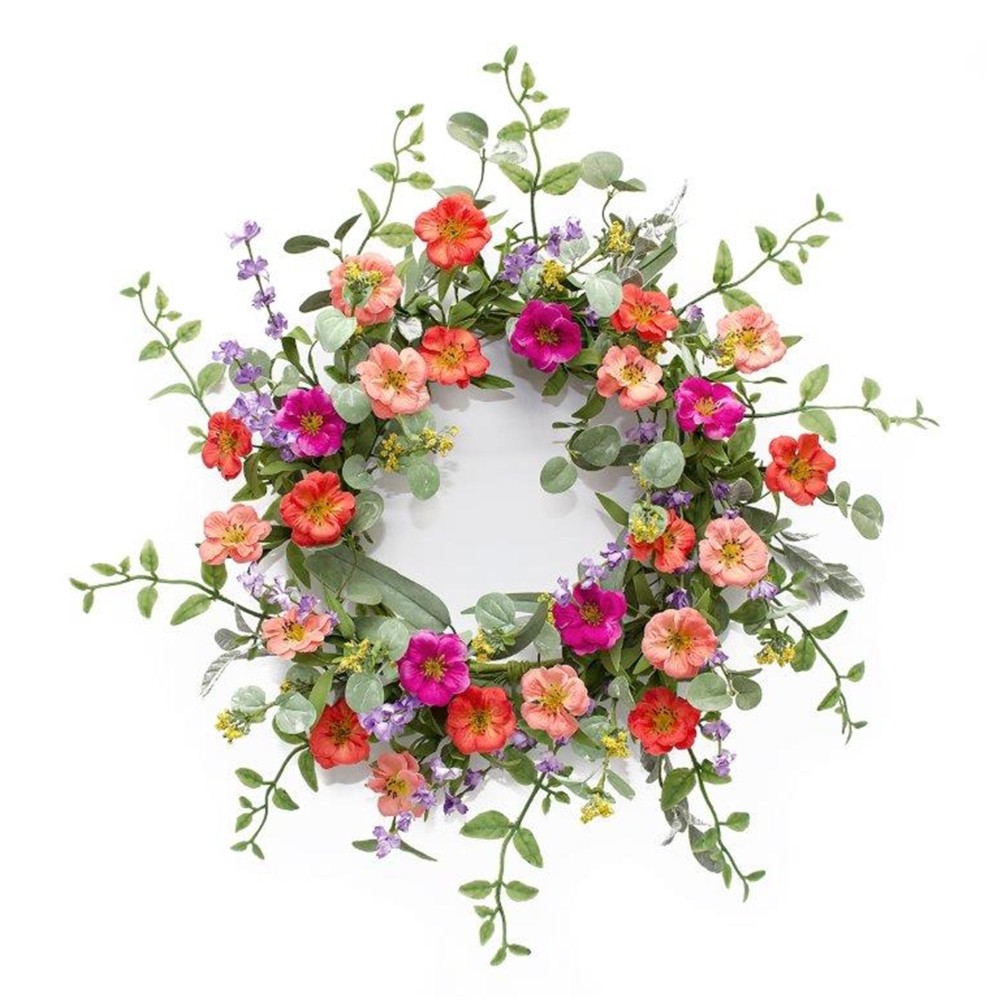 Mixed Floral Wreath