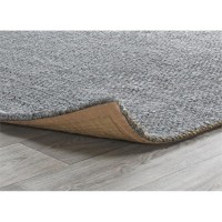 Kosas Home Annello 60x96 Transitional Jute Chunky Loop Rug in Blue Charcoal