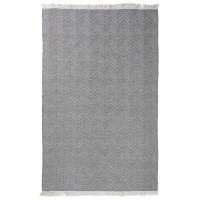 Miller Handwoven Indoor Outdoor Area Rug  Stone Gray 8X10