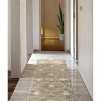 Kosas Home Reign 312x96 Transitional Wool Jute and Cotton Rug in Gray