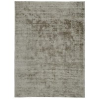 Cameron Handwoven Distressed Viscose Area Rug Silver 9X12