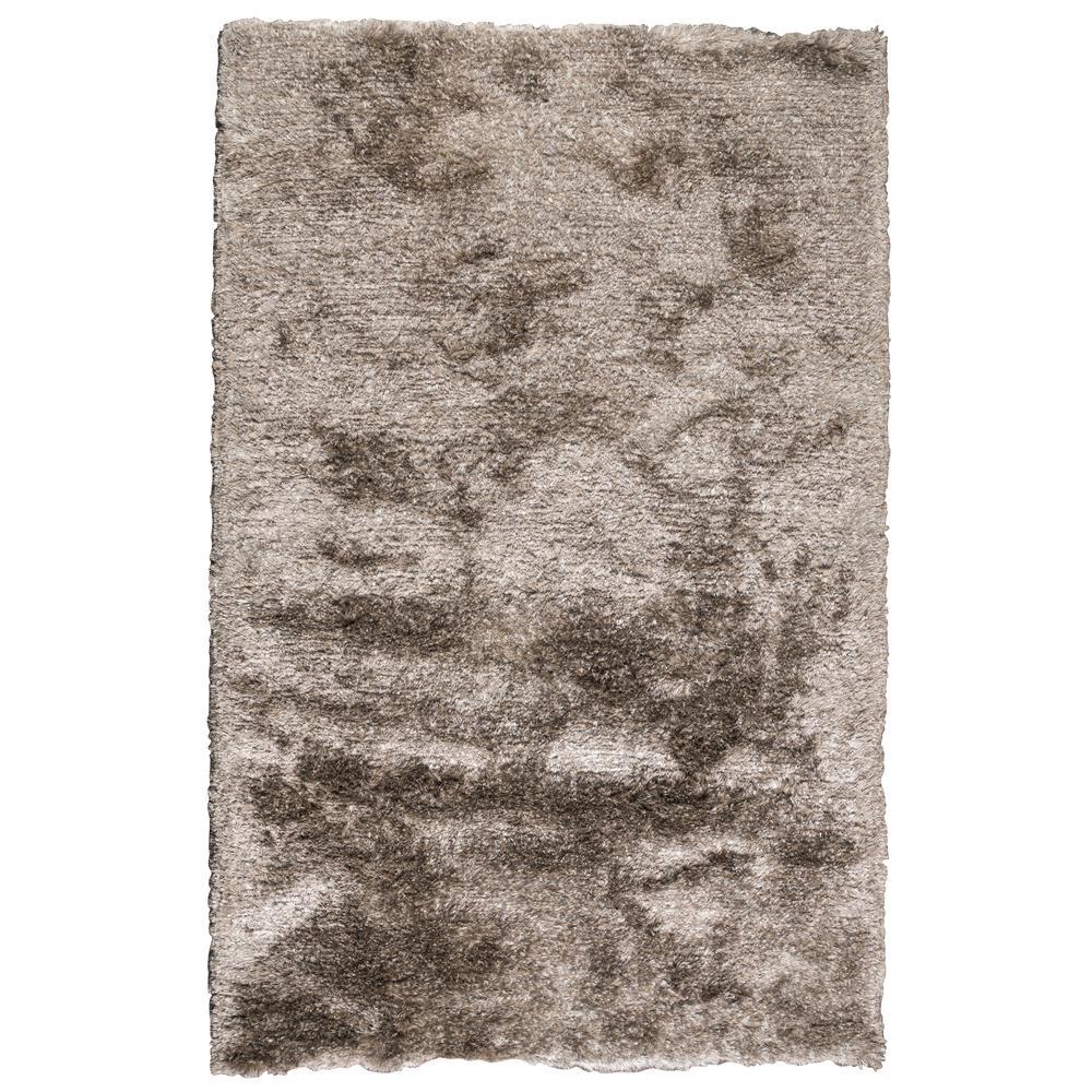 Collins Handwoven Shag Area Rug Taupe 5x8