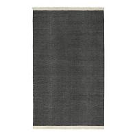 Miller Handwoven Indoor Outdoor Area Rug Dark Gray 9x12