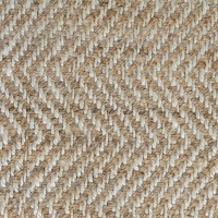 Chevron Handwoven Jute Area Rug NaturalIvory 9x12